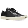 Paris Low Top Sneaker «Couro preto e borracha branca» 688757W3RCB1090