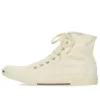 Paris Sneaker de cano alto «Algodão branco desgastado e borracha branca» 688756W3RC49090