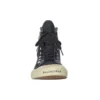 Ténis de cano alto Paris «Denim preto desgastado e borracha branca» 688756W3RC11090
