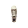 Paris Sneaker de cano alto «Tan BB Monogram Cotton and White Rubber» 688756W3RQ12298