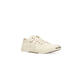 Paris Sneaker de cano baixo «Algodão branco desgastado e borracha branca» 688754W3RC59090 Paris Sneaker de cano baixo «Algodão branco desgastado e borracha branca» 688754W3RC59090