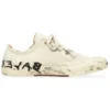 Paris Sneaker de cano baixo «Algodão branco desgastado e borracha branca com graffiti» 688757W3RR59010