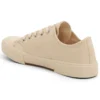 Paris Sneaker de cano baixo «Algodão Branco e Borracha Branca» 688757W3RCB9090