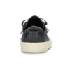 Paris Sneaker de cano baixo «Algodão Desgastado Preto e Borracha Branca» 688754W3RC21090