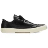 Paris Sneaker de cano baixo «Algodão rasgado preto e borracha branca» 688754W3RCB1090