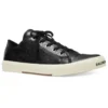 Paris Sneaker de cano baixo «Algodão rasgado preto e borracha branca» 688754W3RCB1090