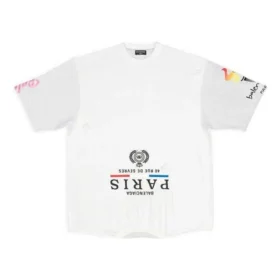 Paris Upside Down Oversized T-shirt «Branco» 698811TMVC9900 Paris Upside Down Oversized T-shirt «Branco» 698811TMVC9900