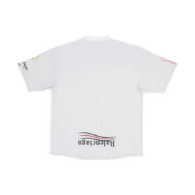 Paris Upside Down Oversized T-shirt «Branco» 698811TMVC9900 Paris Upside Down Oversized T-shirt «Branco» 698811TMVC9900