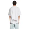 Paris Upside Down Oversized T-shirt «Branco» 698811TMVC9900