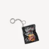 Pingente/porta-chaves «Chips» em preto