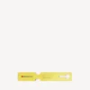 Pingente/porta-chaves em forma de mala  em amarelo