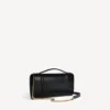 Pochette feminina em forma de Hourglass com corrente, em preto Pochette feminina em forma de Hourglass com corrente, em preto