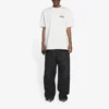 Political Campaign – Camisola de gola redonda com bordado, corte largo «Branco» 641655TKVJ19084