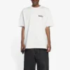 Political Campaign – Camisola de gola redonda com bordado, corte largo «Branco» 641655TKVJ19084