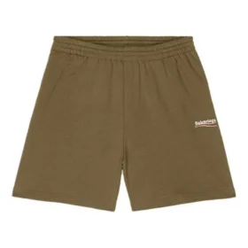 Political Campaign Sweat Shorts «Caqui» 676137TKVI92463