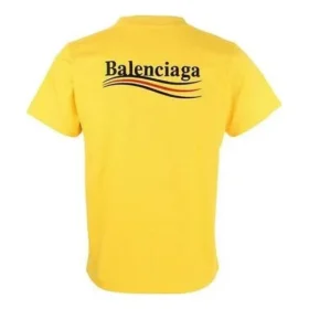 Political Campaign T-shirt, corte largo «Amarelo» 620967TKVJ17442