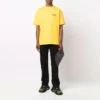 Political Campaign T-shirt, corte largo «Amarelo» 641655TKVJ17442