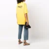 Political Campaign T-shirt, corte largo «Amarelo» 641655TKVJ17442