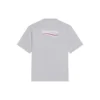 Political Campaign T-shirt, corte largo, «Cinza» 641675TKVJ11379
