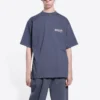 Political Campaign T-shirt, corte largo «Cinza escuro» 641675TKVJ11366