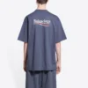 Political Campaign T-shirt, corte largo «Cinza escuro» 641675TKVJ11366