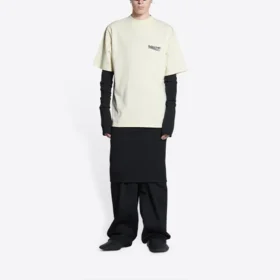 Political Campaign T-shirt, corte largo «Off White» 641675TKVJ18962