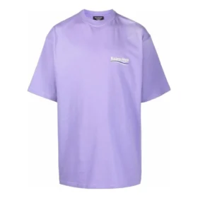 Political Campaign T-shirt, corte largo «Roxo» 641675TKVJ13072