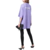 Political Campaign T-shirt, corte largo «Roxo» 641675TKVJ13072