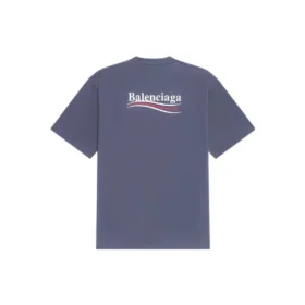Political Campaign T-shirt, corte médio «Cinza escuro e branco» 620967TKVJ11366