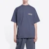 Political Campaign T-shirt, corte médio «Cinza escuro e branco» 620967TKVJ11366