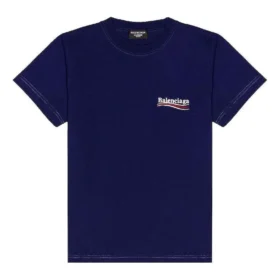 Political Campaign T-shirt, corte médio «Pacific Blue White» 620967TKVJ11195