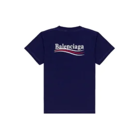 Political Campaign T-shirt, corte médio «Pacific Blue White» 620967TKVJ11195