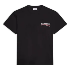 Political Campaign T-shirt curta com logótipo «Preto» 612964TKVJ11070