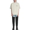 Political Campaign T-shirt, large fit, «Beige» 641675TNVG59170
