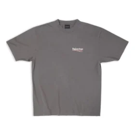 Political Campaign T-shirt, large fit «Gray» 641655TNVG51227