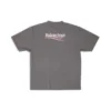 Political Campaign T-shirt, large fit «Gray» 641655TNVG51227