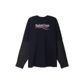 Political Campaign T-shirt with layers, large size «Black» 698631TKVJ19070