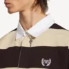 Polos de homem em castanho escuro/bege