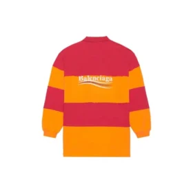 Polos de manga comprida com corte irregular «Raspberry Fluo Orange» 657073TKVA56667
