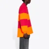 Polos de manga comprida com corte irregular «Raspberry Fluo Orange» 657073TKVA56667