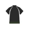 Polos desportivos casuais de manga curta Balenciaga FW21 para homem, de dupla camada, preto 661507TKVA51042