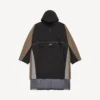Poncho técnico para homem em preto