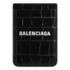 Porta-cartões Cash Magnet com relevo de crocodilo «Preto Branco» 6758352AAYM1090