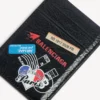 Porta-cartões Cash Magnet para homem em preto/multicolorido