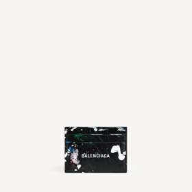 Porta-cartões e dinheiro para homem em preto/multicolorido