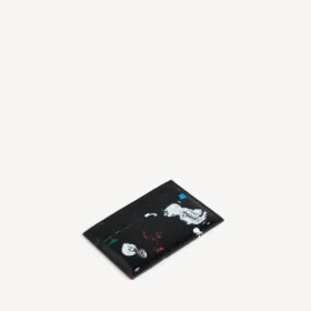 Porta-cartões e dinheiro para homem em preto/multicolorido