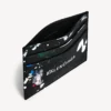 Porta-cartões e dinheiro para homem em preto/multicolorido