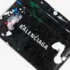 Porta-cartões e dinheiro para homem em preto/multicolorido