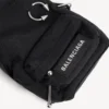 Porta-chaves/charm para mochila Balenciaga Explorer Micro para homem (PUBG/PUBG M) em preto
