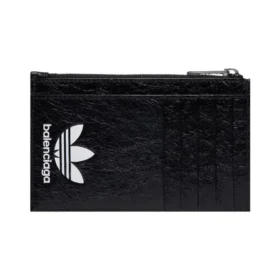 Porta-moedas e porta-cartões comprido Balenciaga x adidas «Preto» 721896210M61091